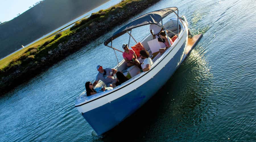 75 Minute Knysna Lagoon Charter - Cruising toward the Knysna Heads