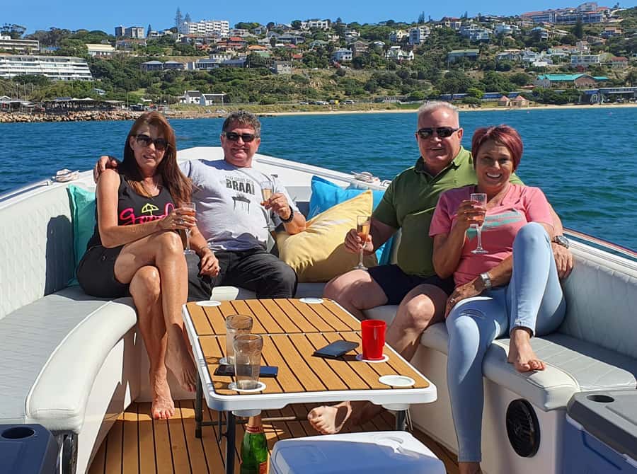 75 Minute Knysna Lagoon Charter - Adding oysters, snacks, and drinks