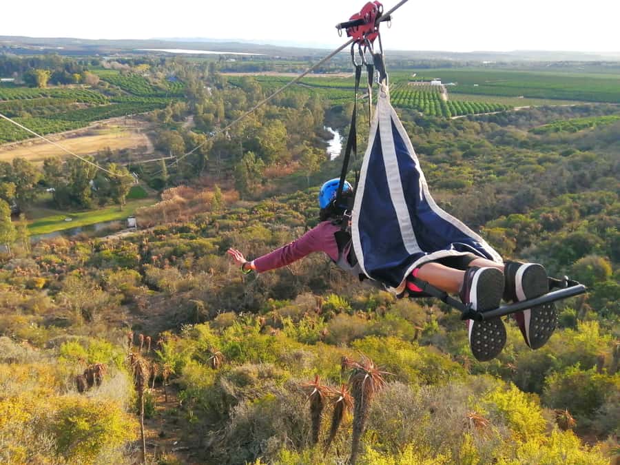 Adrenalin Addo Adventure Park: Superman Zipline - The 500-Meter Walk to the Tower