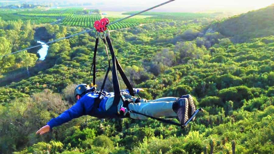 Adrenalin Addo Adventure Park: Superman Zipline - Crossing the Sundays River First