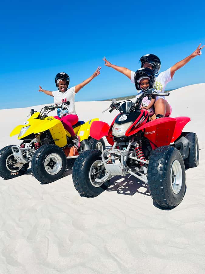 Atlantis Dunes: The best ATV- Quad Bike tour with PHOTOSHOOT - Learning the ATV before the first climb