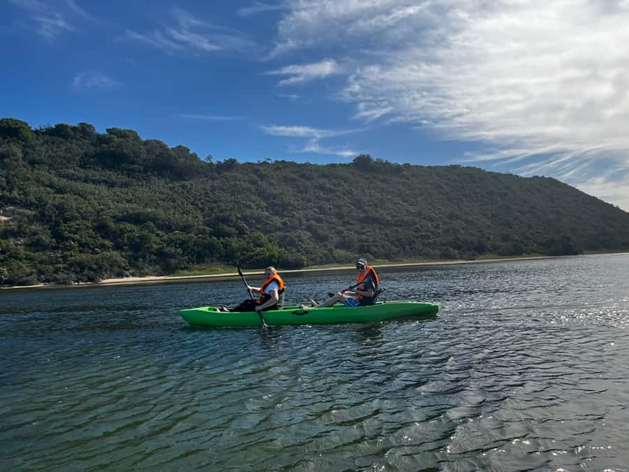 CANOEING IN SEDGEFIELD AT OYSTERS EDGE, GARDEN ROUTE - Sedgefield Lagoon, a gentle Garden Route setting