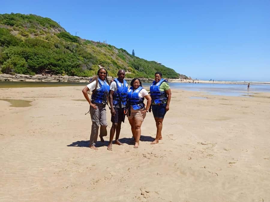 CANOEING IN SEDGEFIELD AT OYSTERS EDGE, GARDEN ROUTE - Getting started at Oysters Edge