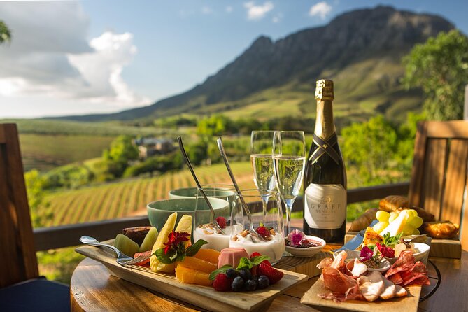 Cape Peninsula Helicopter Private Tour with Stellenbosch Wine Tasting & Lunch - Lanzerac finishes with chocolate and Pinotage