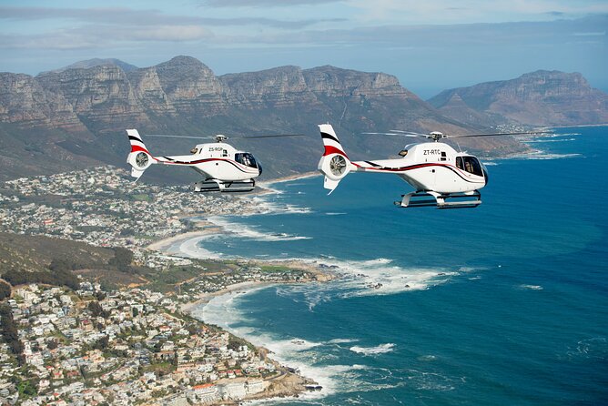 Cape Town: 25min Helicopter Flight with Complimentary Boat Cruise - Circling Table Mountain and Cape Town