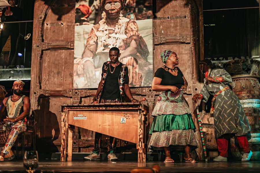 Cape Town: African Dinner, Drumming Experience with Transfer - Dinner with dancers, singers, and Mali puppets