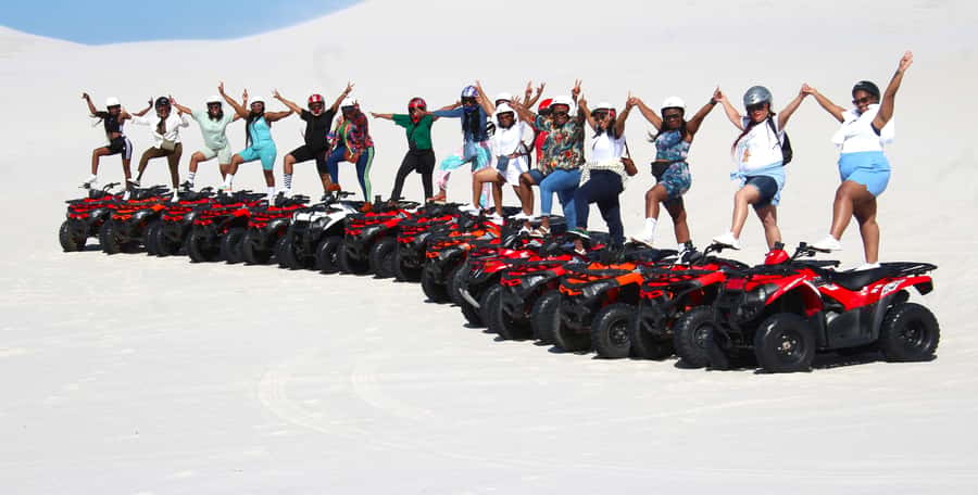 Cape Town: Atlantis Dunes Exclusive Private Quad Bike Tour - The white Atlantis Dunes are the main event