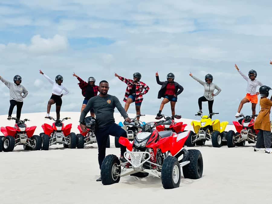 Cape Town: Atlantis Dunes Quad Bike and Photo Stop - The guided route and the pace of the ride