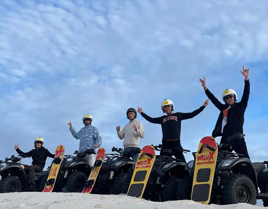 Cape Town: Atlantis Dunes Quad Biking & Glam Sandboarding - Moving from engines to sandboards
