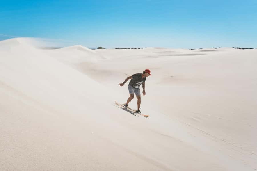 Cape Town: Atlantis White Sand Dunes Sandboarding Adventure - Choosing between a sandboard and a bum board