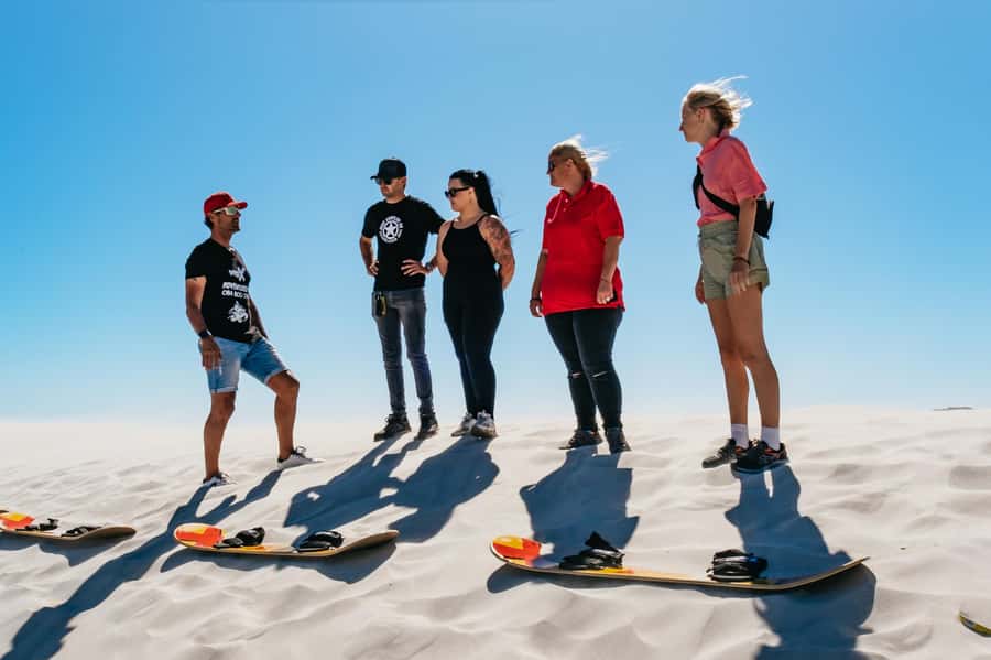 Cape Town: Atlantis White Sand Dunes Sandboarding Adventure - The real workout is the climb back up