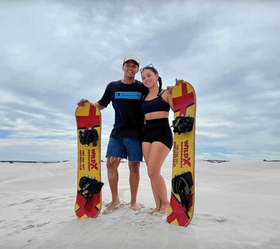 Cape Town: Atlantis White Sand Dunes Sandboarding Adventure - A group session, not a private outing
