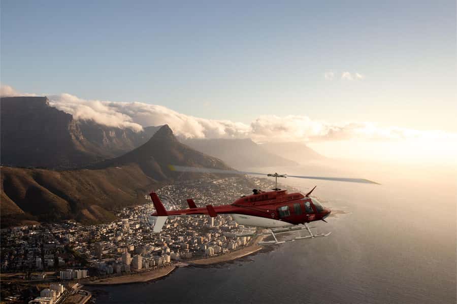 Cape Town City Center Helicopter Flight - 12Min - Table Mountain, Lion’s Head, and the Twelve Apostles