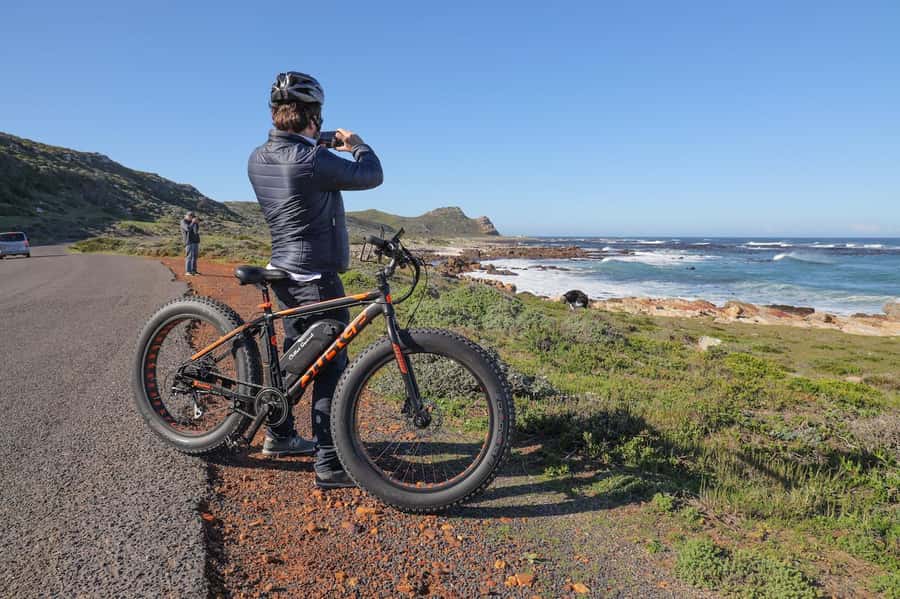Cape Town: E-Bike Cape Peninsula Tour - Cape Point and the lighthouse break