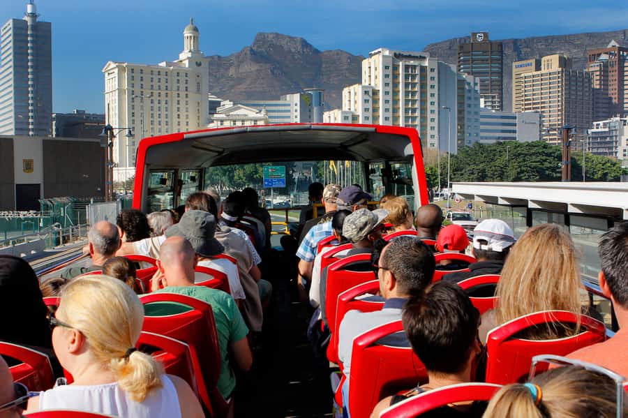 Cape Town: Hop-On Hop-Off Bus Tour with Optional Cruise - What the open top is like in real weather