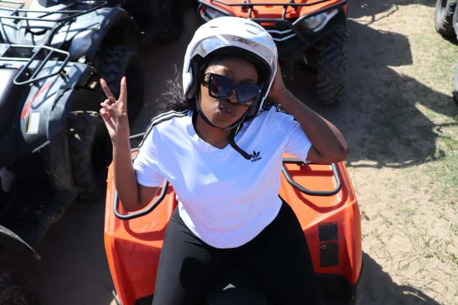 CAPE TOWN: QUAD BIKE FUN RIDE IN MELKBOS WITH WILD X - Handling the quad on the technical trail