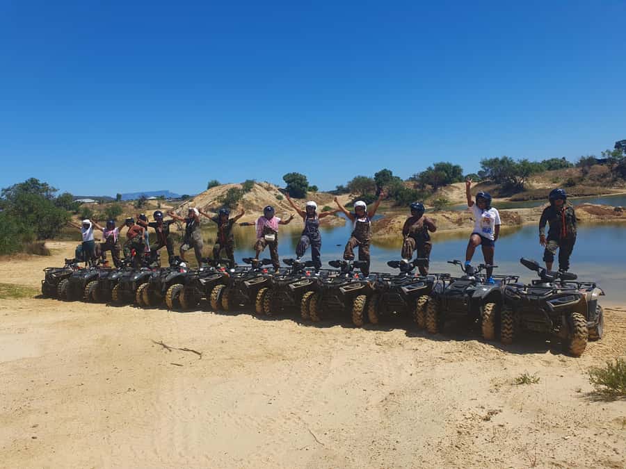 CAPE TOWN: QUAD BIKE FUN RIDE IN MELKBOS WITH WILD X - What the guide does for your group