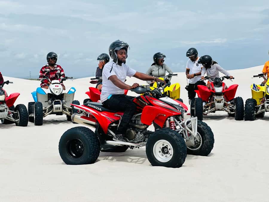 Cape Town Sand Dunes ATV Quad bike tour & PHOTOS - Riding across the Atlantis Dunes