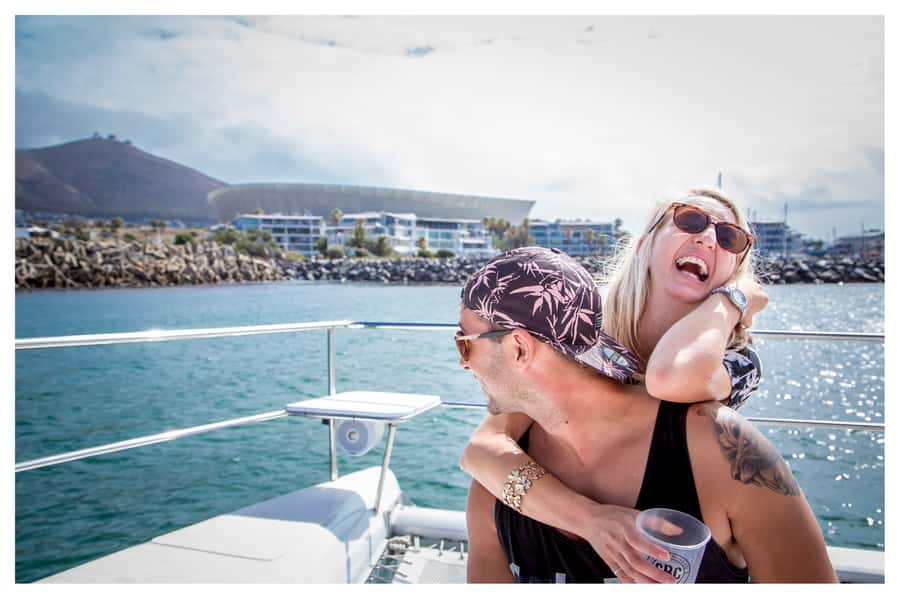 Cape Town: Scenic 1-Hour Coastal Catamaran Cruise - Table Mountain from the Atlantic side
