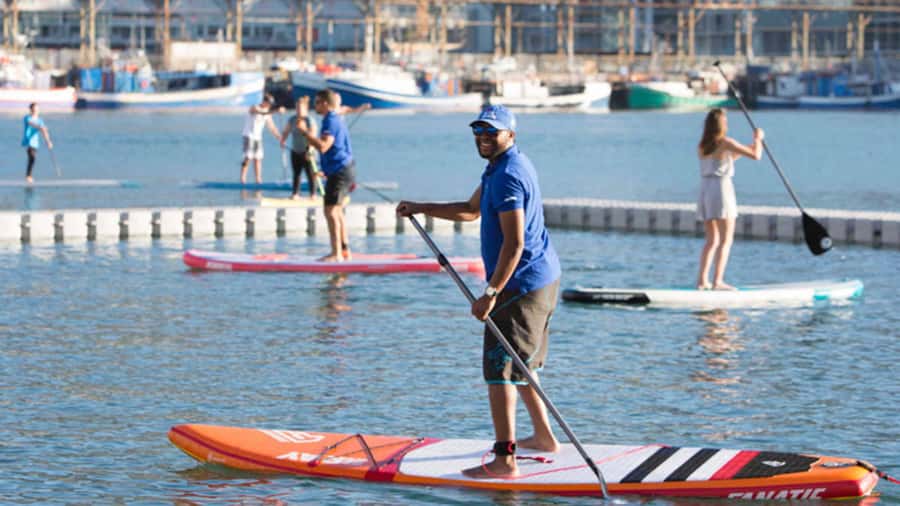 Cape Town: Stand-up Paddleboard Experience - The first few minutes: learning to balance and paddle