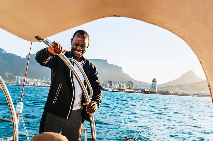 Cape Town: Sunset Catamaran Cruise on Table Bay with Bubbles - Milnerton Lighthouse and the first coastal views