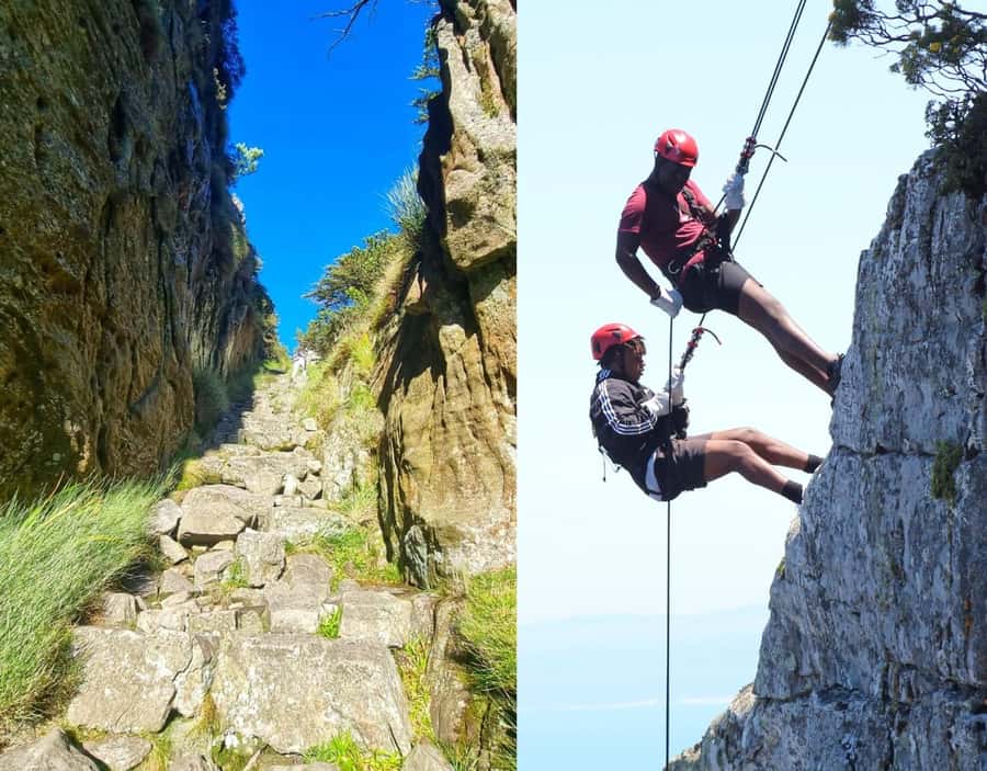 Cape Town: Table Mountain Abseil and Hike - Reaching the top of Table Mountain