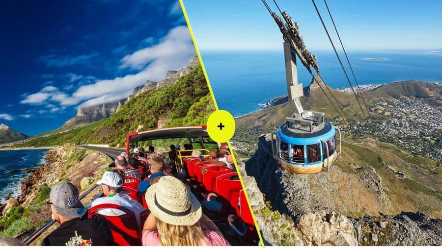 Cape Town: Table Mountain Cable Car, Hop-On Hop-Off Bus Tour - Start at the V&A Waterfront or board closer to your hotel