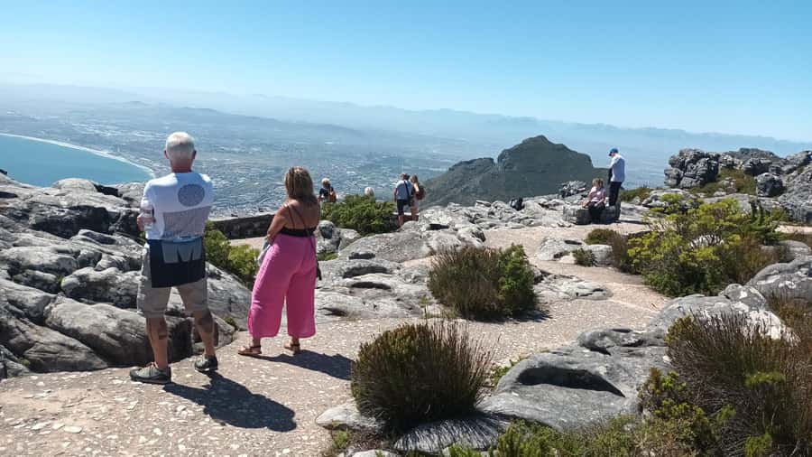 Cape Town: Table Mountain Cable Car Ticket - The cable car ride and the first summit views