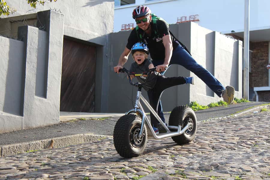 Cape Town: Table Mountain Gravity Scooter Tour - Signal Hill: safety first, then the first descent