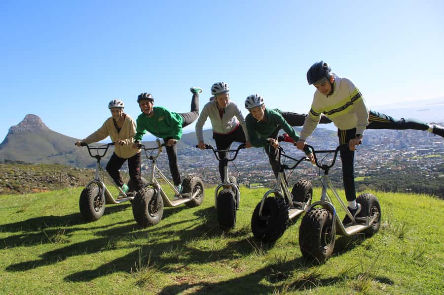 Cape Town: Table Mountain Gravity Scooter Tour - The second off-road run to Deer Park