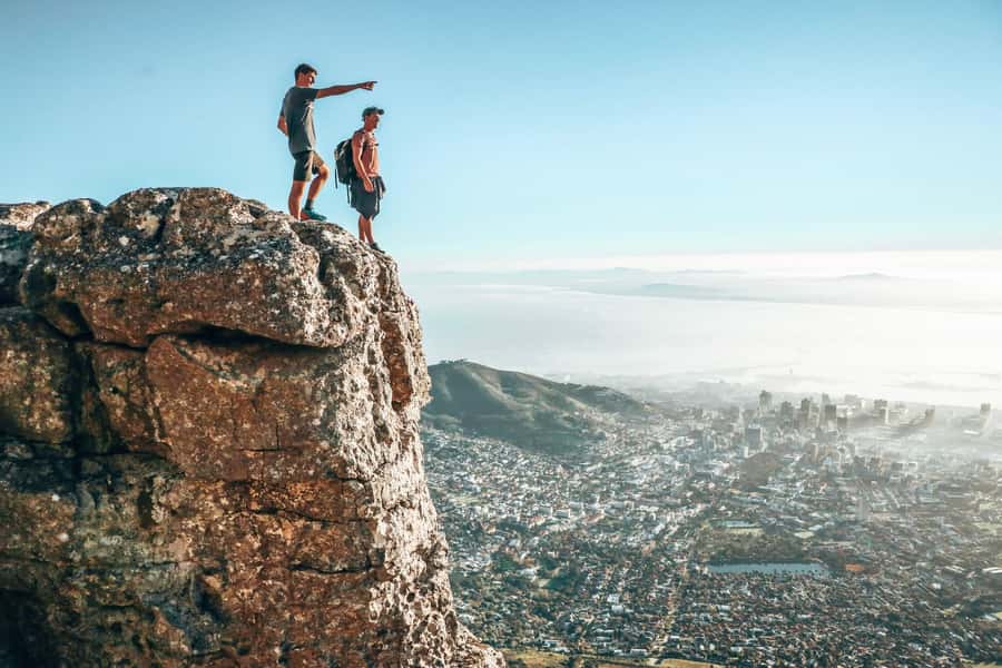 Cape Town: Table Mountain Hike via India Venster - The first climb and the first big views