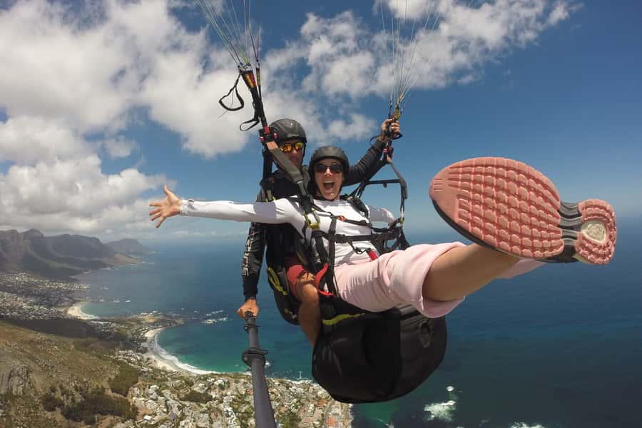 Cape Town: Tandem Paragliding Adventure - The briefing and the short run to take-off