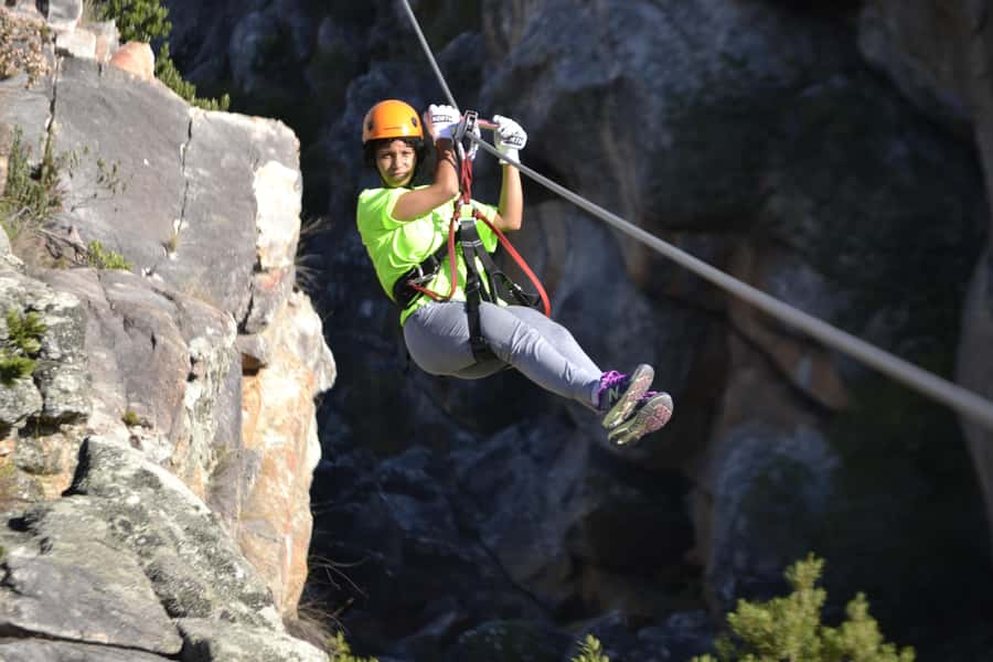 Ceres: Ziplining in the Mountains - Views, rock, and the Ceres Valley