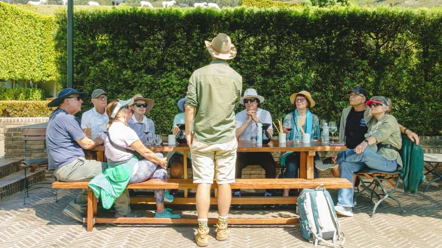 Franschhoek: An enchanting storytelling walk to 3 wine farms - The tuk-tuk transfer and La Cotte Heritage Farm