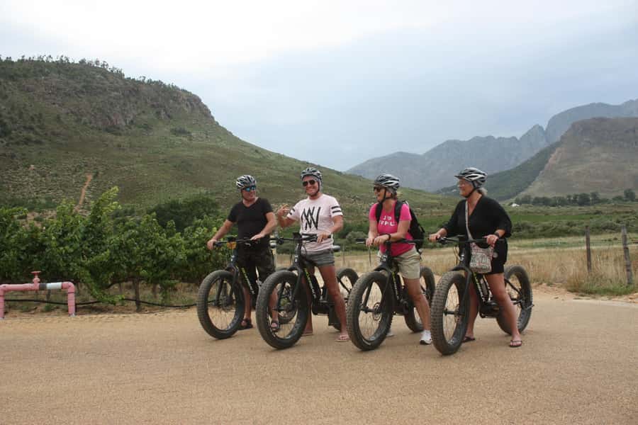 Franschhoek: E-Bike Guided Winery Tour - The first winery stop: about 45 minutes