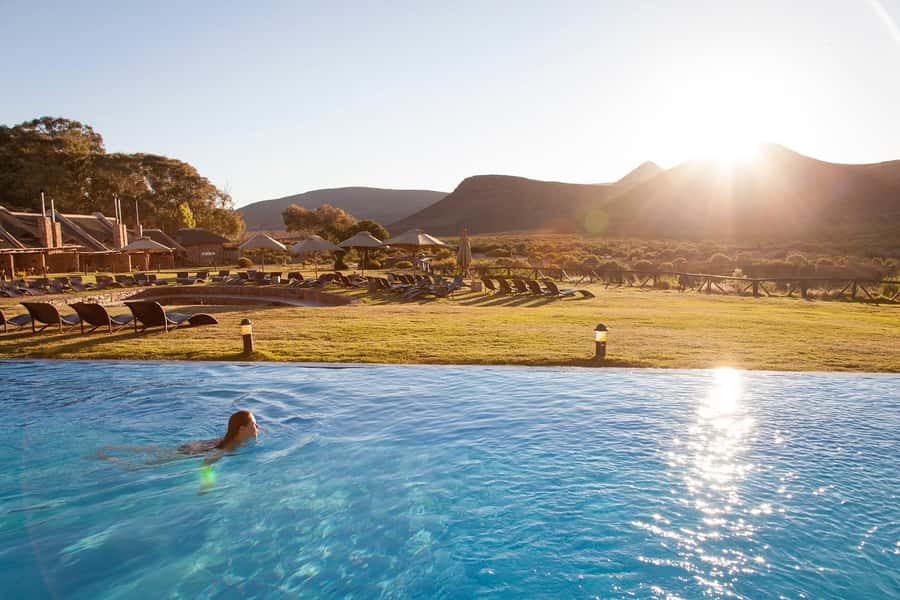 From Cape Town: Big Five Sunset Safari incl. Transportation - A welcome drink before the animals appear