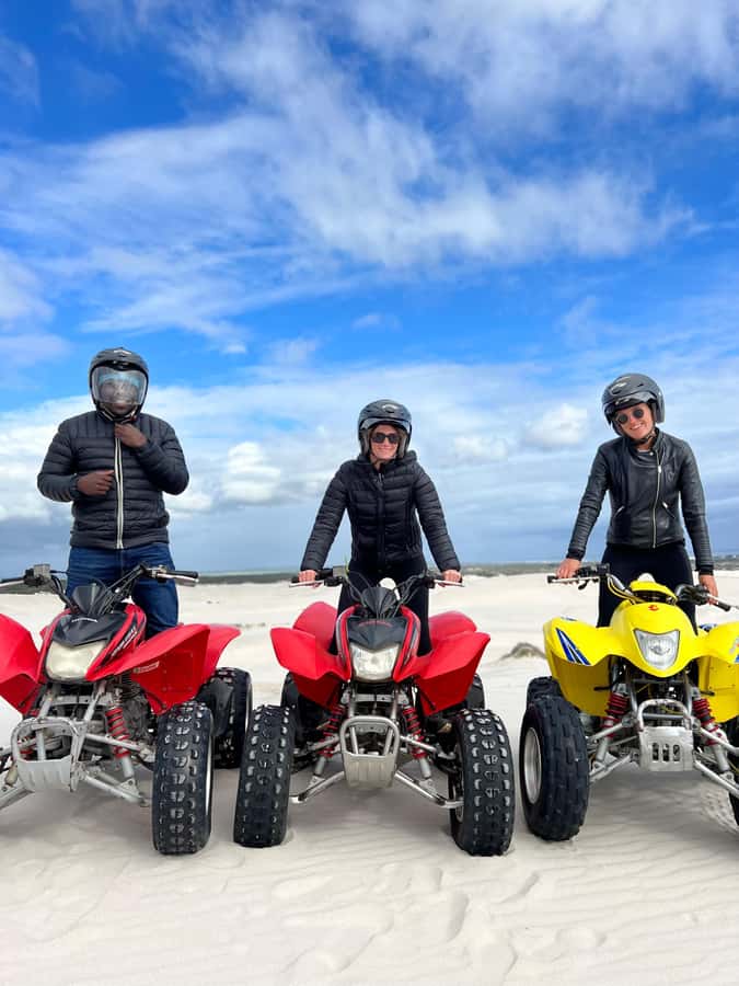 From Cape Town: Quad Bike Sand Dunes, Transport Included - Riding the open sand for one hour
