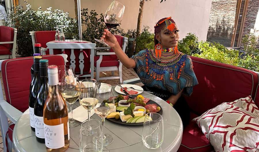 From Cape Town: Stellenbosch & Franschhoek Wine Tasting Tour - Stellenbosch, oak trees, and Cape Dutch buildings
