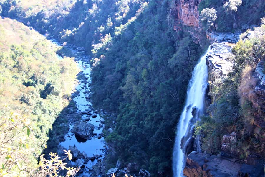 From Hazyview: Panorama Tour Highlights - Lisbon Falls on the return to Hazyview