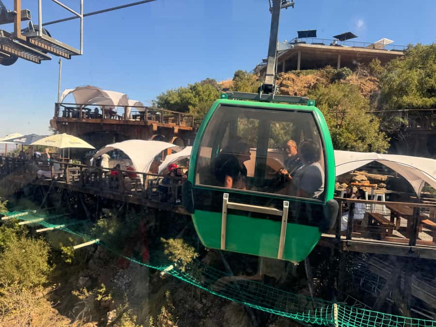 From Johannesburg: Horse-Riding Safari and Cable Car Tour - Antelope and giraffe from a different viewpoint