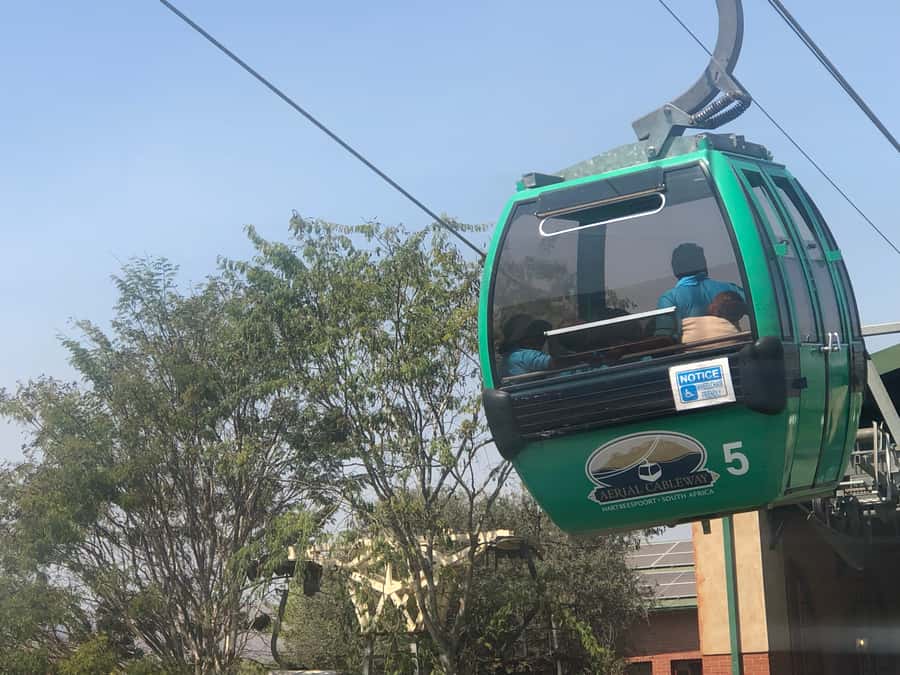From Johannesburg: Horse-Riding Safari and Cable Car Tour - The five-minute transfer to the cableway
