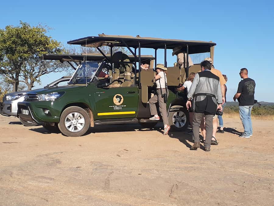 From Malelane: Half Day Kruger Park Wildlife Safari - Riding in an open vehicle with a small group