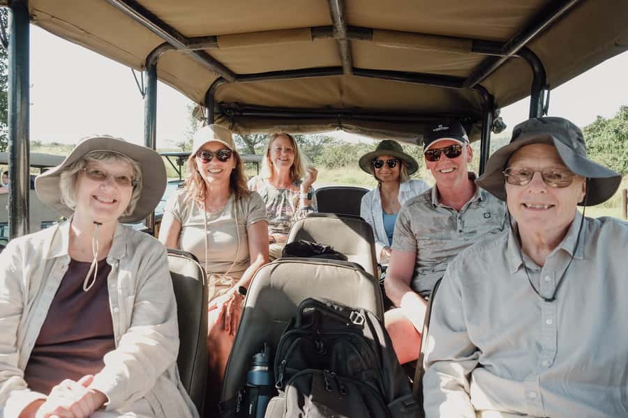 From St Lucia: Big 5 Safari in the Hluhluwe-Imfolozi Park - White rhino and the wider animal list