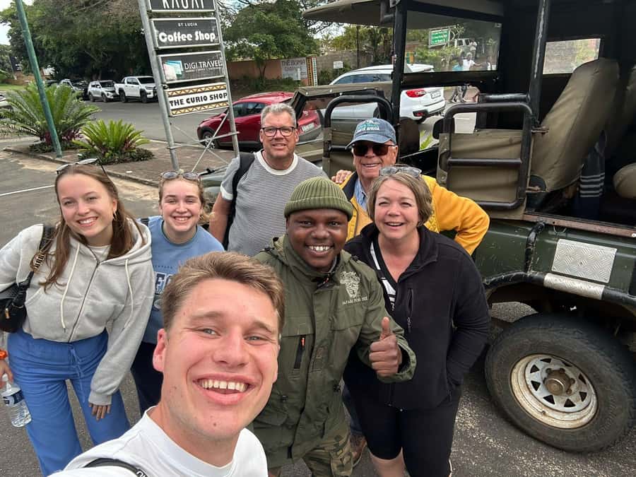 From St Lucia: Big 5 Safari in the Hluhluwe-Imfolozi Park - Why six people changes the experience