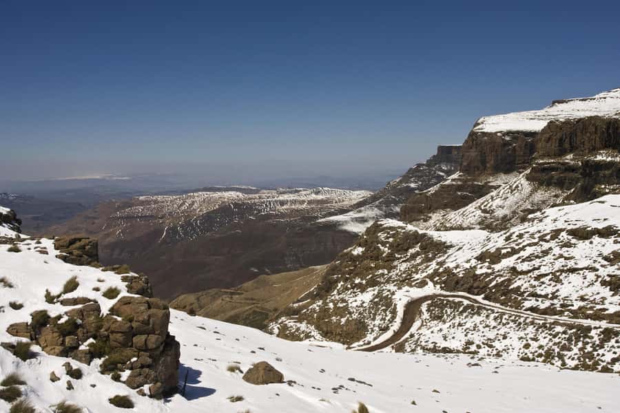 From Underberg: Extended Lesotho Day Tour - 9.5hrs - Border formalities and Black Mountain views