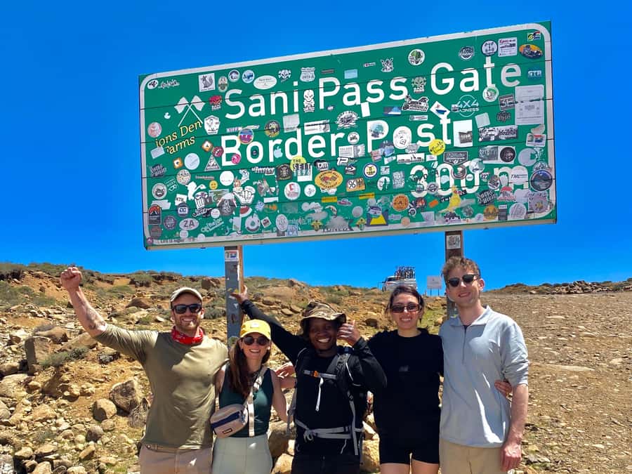 From Underberg: Sani Pass Day Tour and Basotho Village Visit - Border posts make the crossing feel real