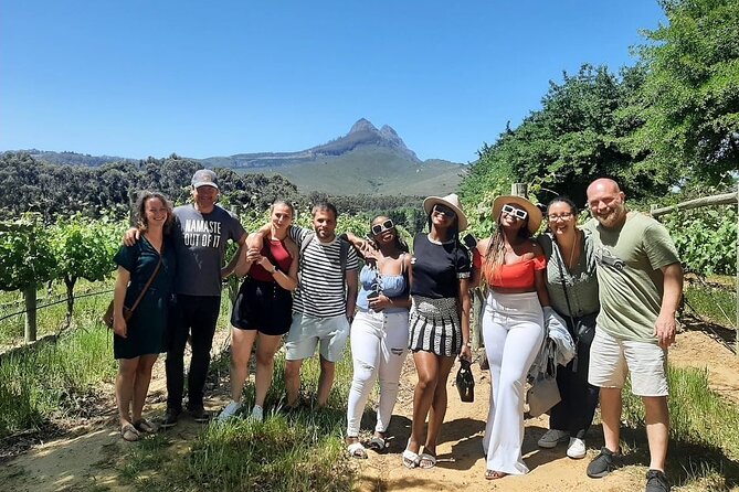 Full Day Small Group Wine Tour Cape Town and Stellenbosch - Simonsig begins with sparkling wine and sabrage