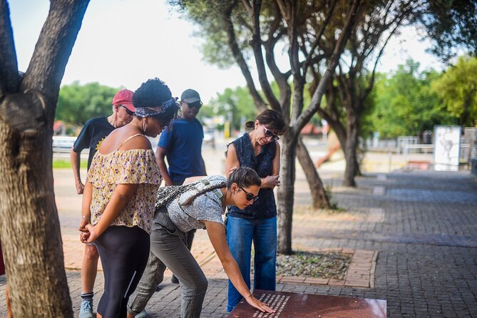 Guided Bicycle Tour of Soweto with Lunch - Orlando Stadium shows Soweto’s sporting identity
