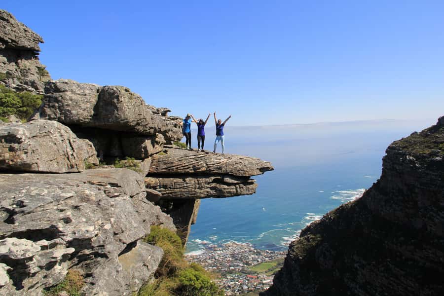 Guided Table Mountain Hike – Kasteelspoort Scenic Route - Breakfast Rock and the old cable car site