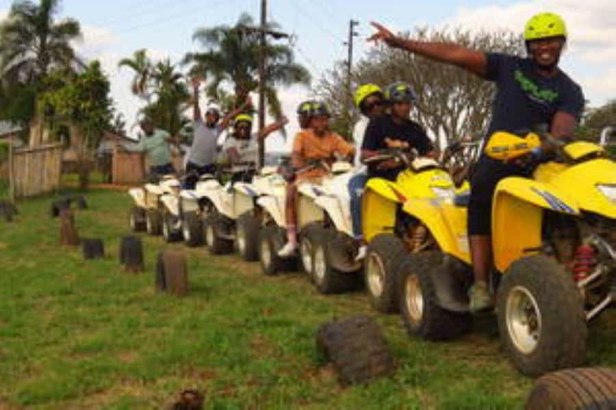 Hazyview: Guided Macadamia Plantation and Forest Quad Safari - Riding through the macadamia plantation